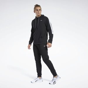 Spodnie Męskie Reebok Workout Ready Joggers Czarne PL 05TSBVK